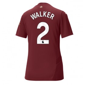 Manchester City Kyle Walker #2 Tredje Kläder Dam 2024-25 Kortärmad